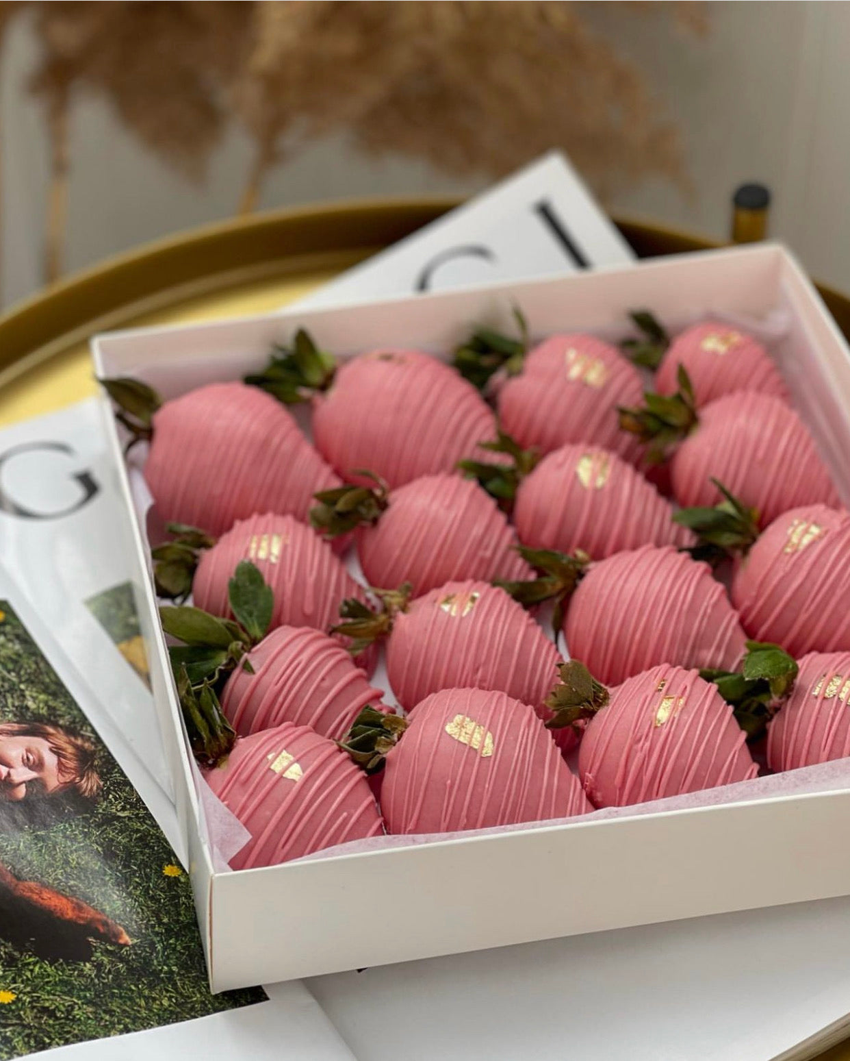 Pure pink berries